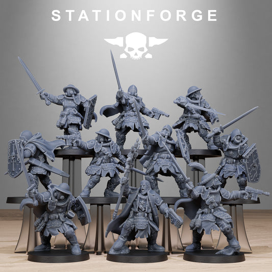 RoyalGuard Bloodwardens (x10) - TTRPG - Wargaming - Grimdark