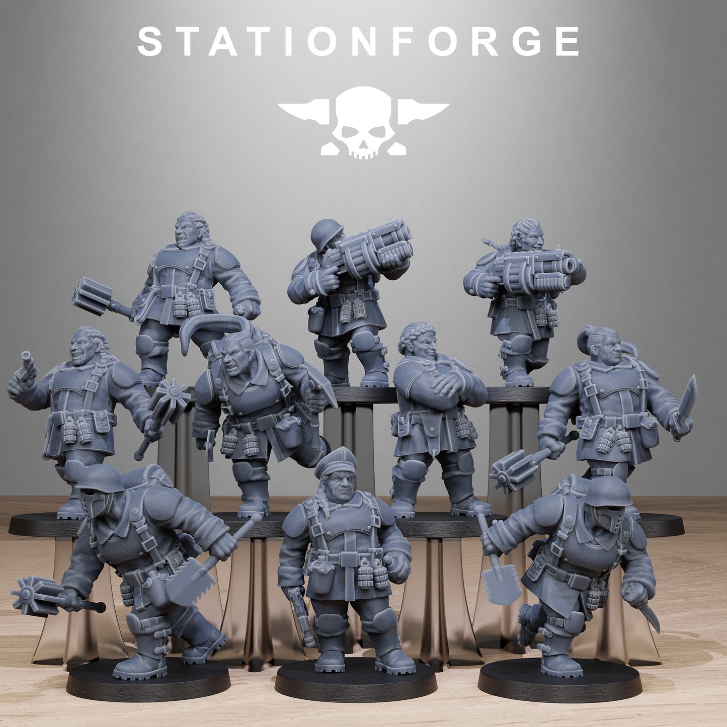 FreeGuard Mutant Sisters (x10) - TTRPG - Wargaming - Grimdark