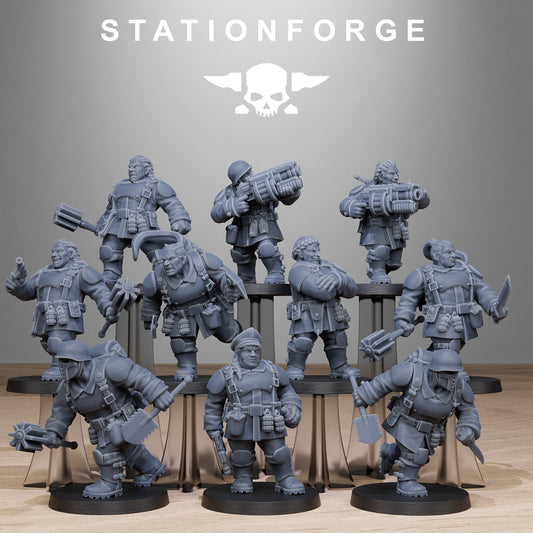 FreeGuard Mutant Sisters (x10) - TTRPG - Wargaming - Grimdark