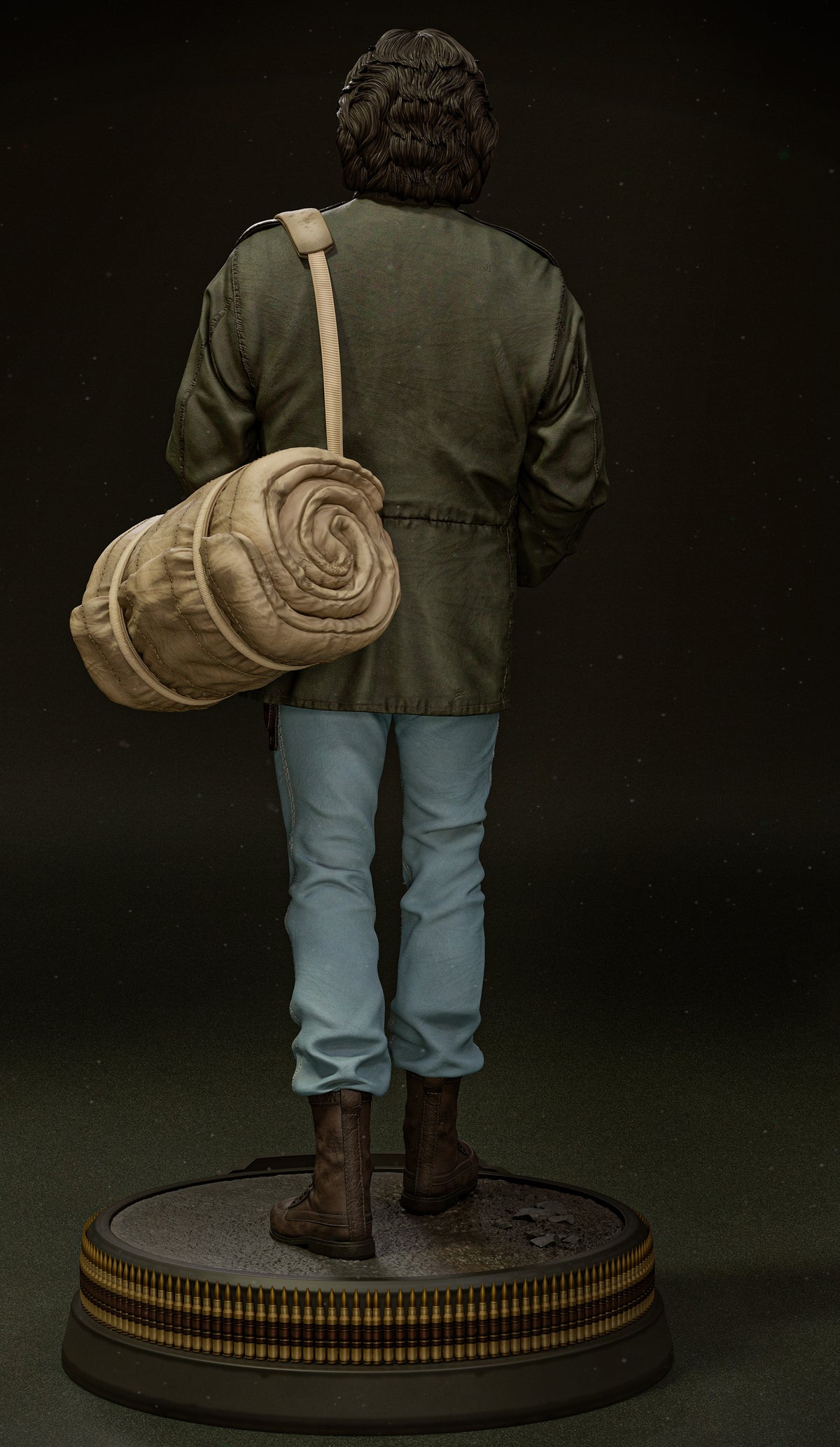 John Rambo Sculpture(75mm to 500mm) - Unassembled/Unpainted/3D Print