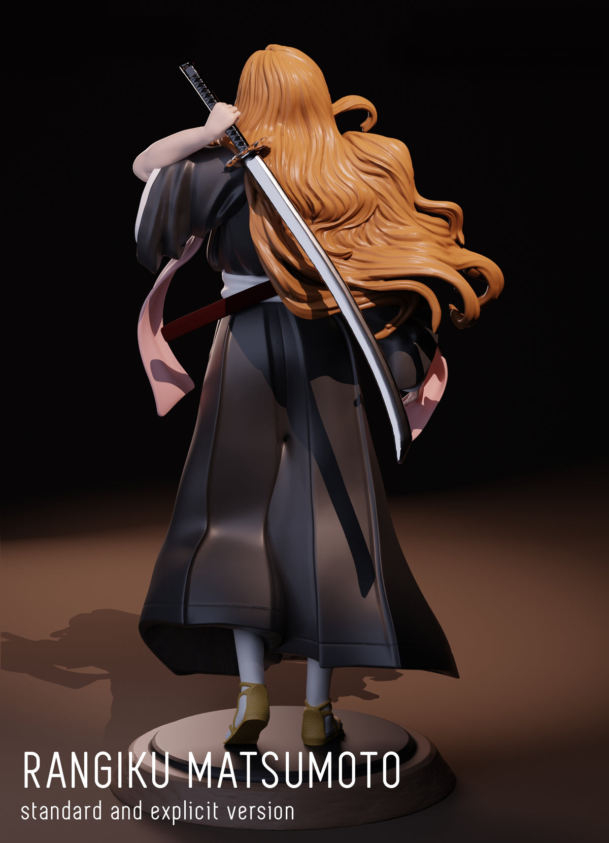 Rangiku Matsumoto SFW/NSFW Sculpture(75mm to 500mm) - Unassembled/Unpainted/3D Print