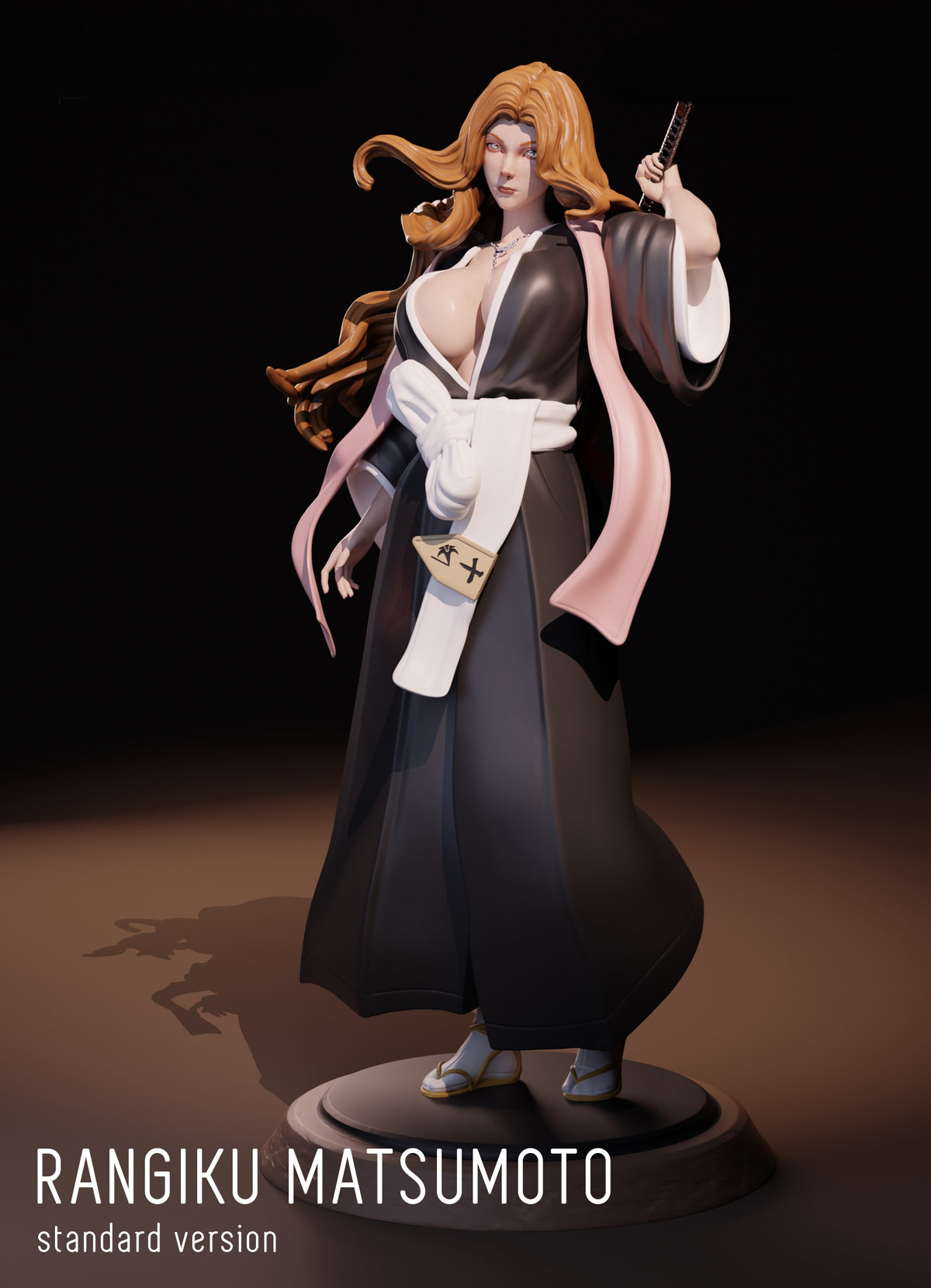 Rangiku Matsumoto SFW/NSFW Sculpture(75mm to 500mm) - Unassembled/Unpainted/3D Print