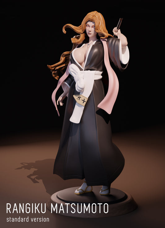 Rangiku Matsumoto SFW/NSFW Sculpture(75mm to 500mm) - Unassembled/Unpainted/3D Print