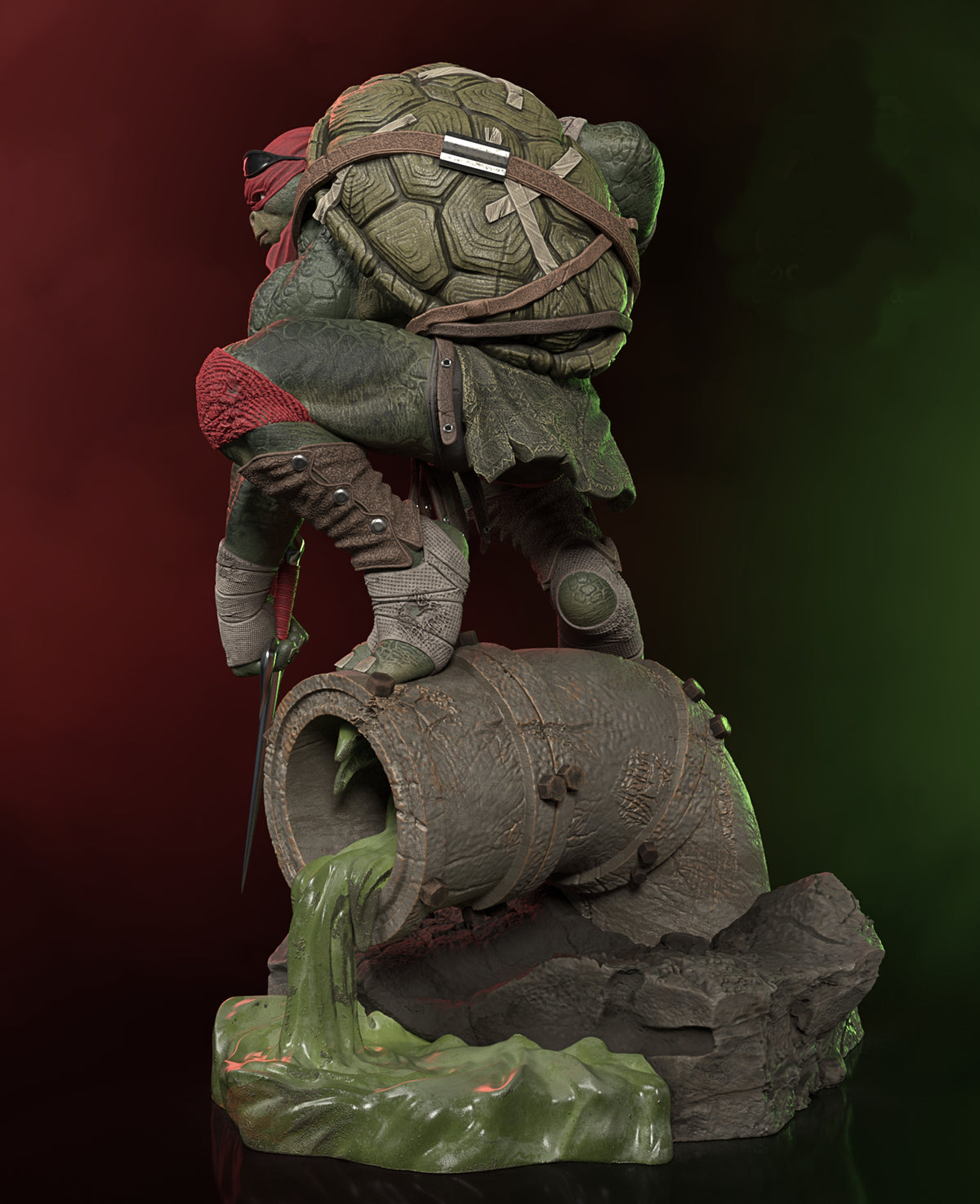 Raphael Sculpture (75mm to 500mm) - Unassembled/Unpainted/3D Print