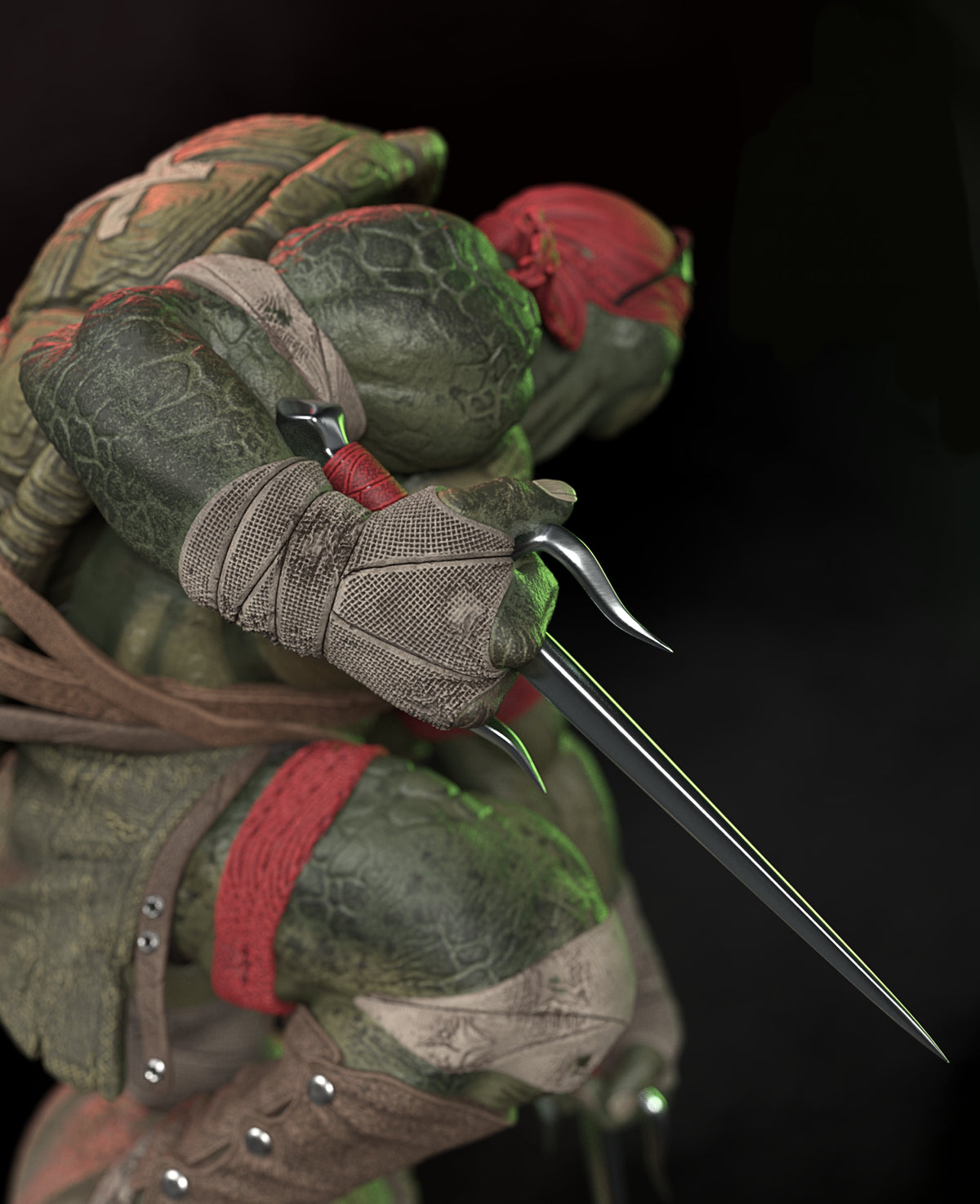 Raphael Sculpture (75mm to 500mm) - Unassembled/Unpainted/3D Print