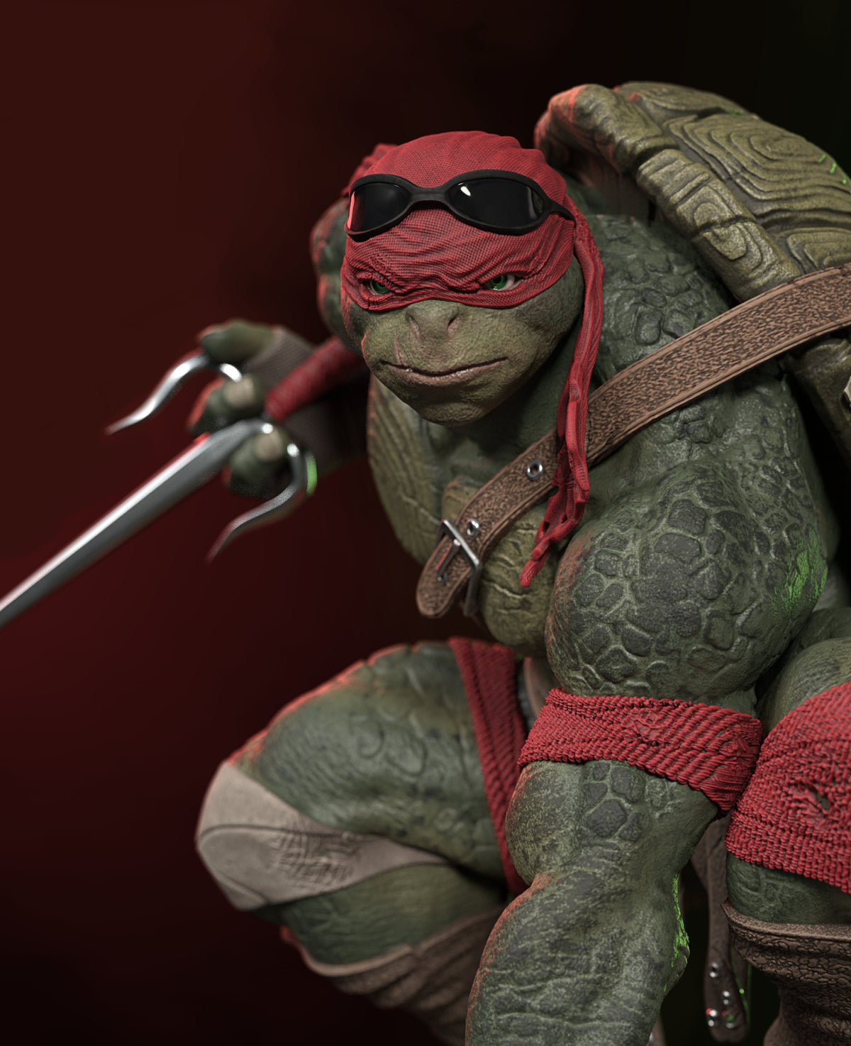 Raphael Sculpture (75mm to 500mm) - Unassembled/Unpainted/3D Print