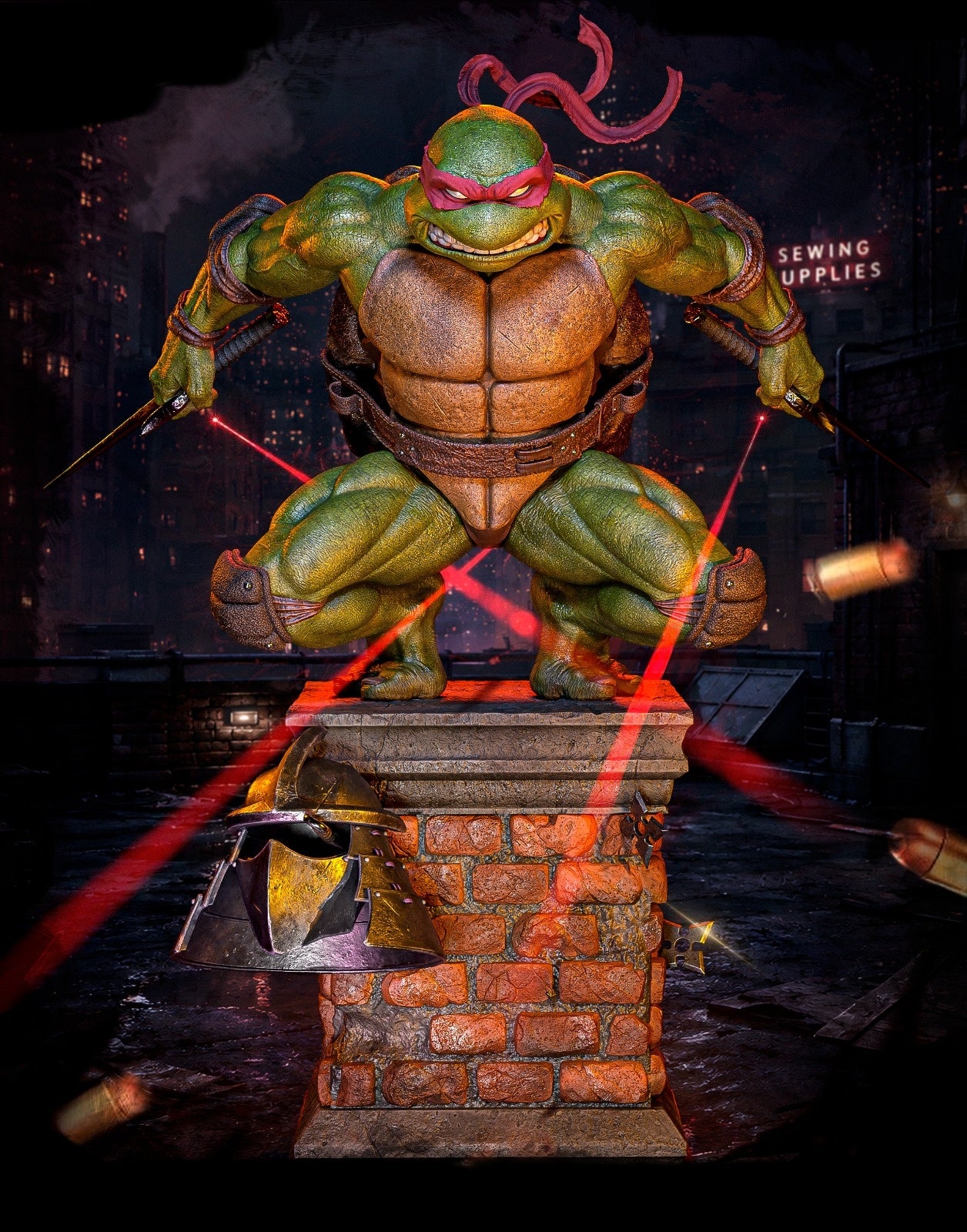 Raphael Sculpture (75mm to 500mm) - Unassembled/Unpainted/3D Print