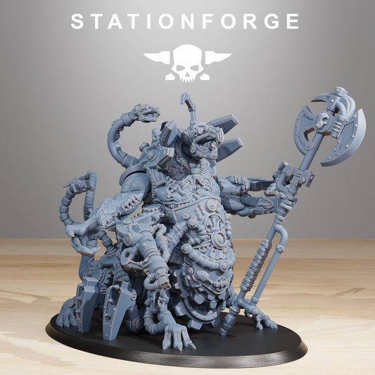 Raticus Chonk Meister - Compatible with Warhammer 40K - by Station Forge - Tabletop RPG Miniature - Roleplaying 3D Printed Fantasy Mini