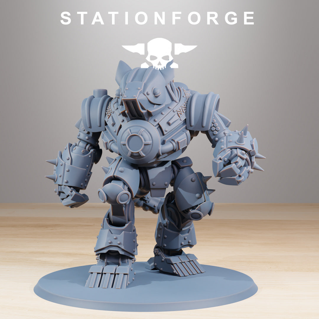 Raticus Clankers - Compatible with Warhammer 40K - by Station Forge - Tabletop RPG Miniature - Roleplaying 3D Printed Fantasy Mini