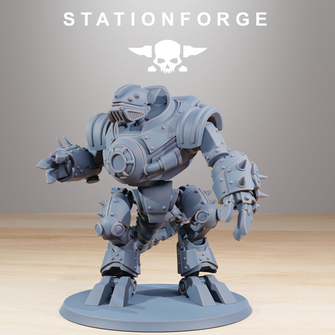 Raticus Clankers - Compatible with Warhammer 40K - by Station Forge - Tabletop RPG Miniature - Roleplaying 3D Printed Fantasy Mini