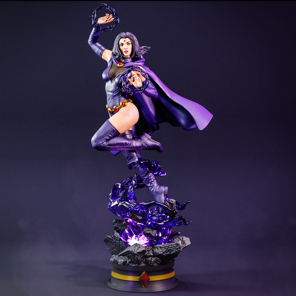 Raven SFW/NSFW Sculpture (75mm to 500mm) Teen Titans - Unassembled/Unpainted/3D Print