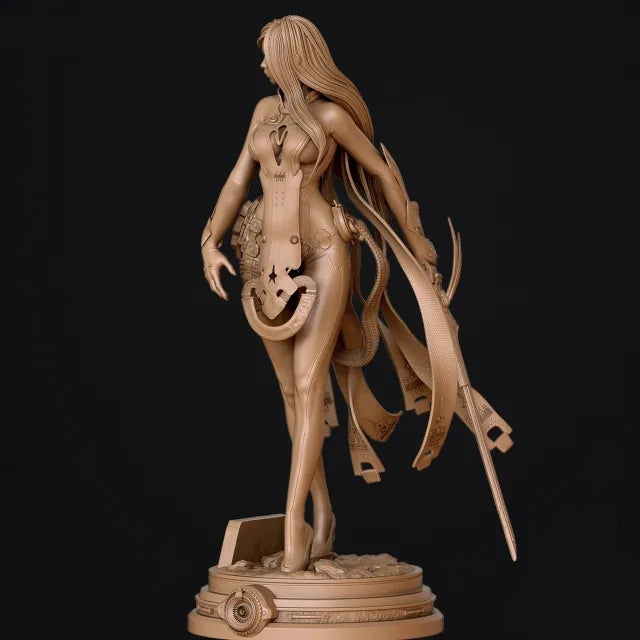Raven Sculpture (75mm to 500mm) - Unassembled/Unpainted/3D Print