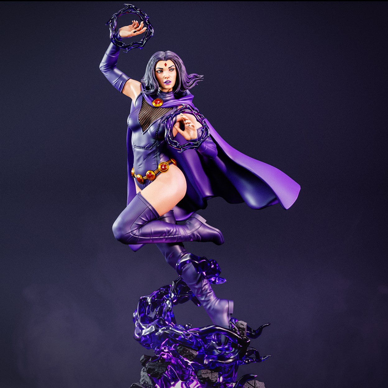 Raven SFW/NSFW Sculpture (75mm to 500mm) Teen Titans - Unassembled/Unpainted/3D Print