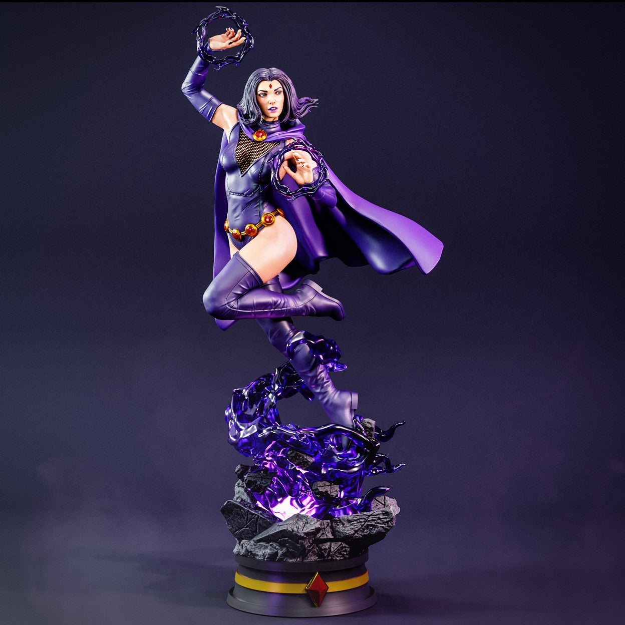 Raven SFW/NSFW Sculpture (75mm to 500mm) Teen Titans - Unassembled/Unpainted/3D Print