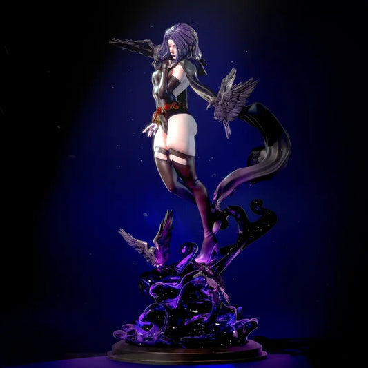 Raven Sculpture (75mm to 500mm) - Unassembled/Unpainted/3D Print