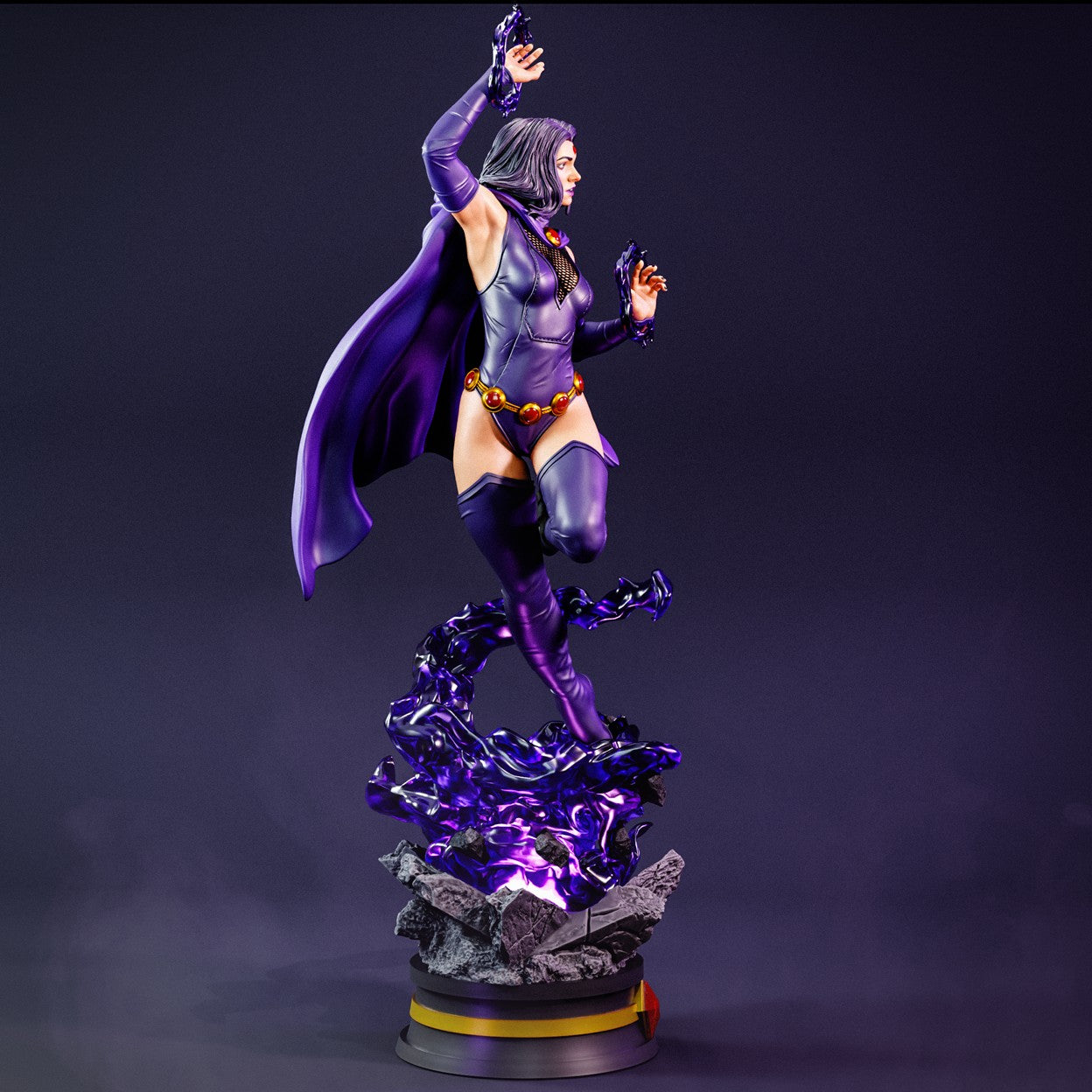 Raven SFW/NSFW Sculpture (75mm to 500mm) Teen Titans - Unassembled/Unpainted/3D Print