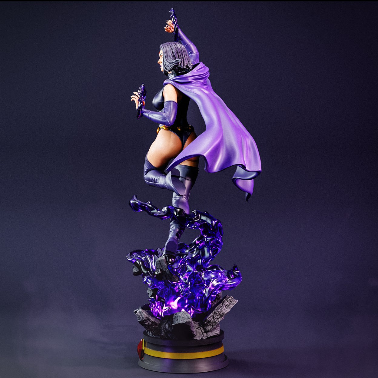 Raven SFW/NSFW Sculpture (75mm to 500mm) Teen Titans - Unassembled/Unpainted/3D Print