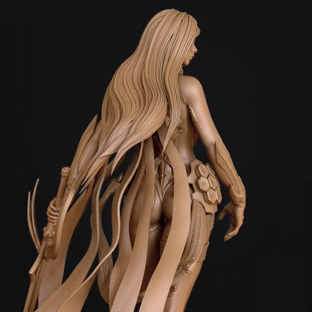 Raven NSFW Sculpture (75mm to 500mm) - Unassembled/Unpainted/3D Print