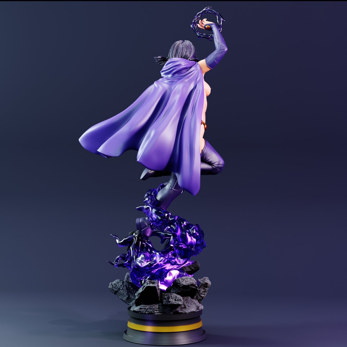 Raven SFW/NSFW Sculpture (75mm to 500mm) Teen Titans - Unassembled/Unpainted/3D Print