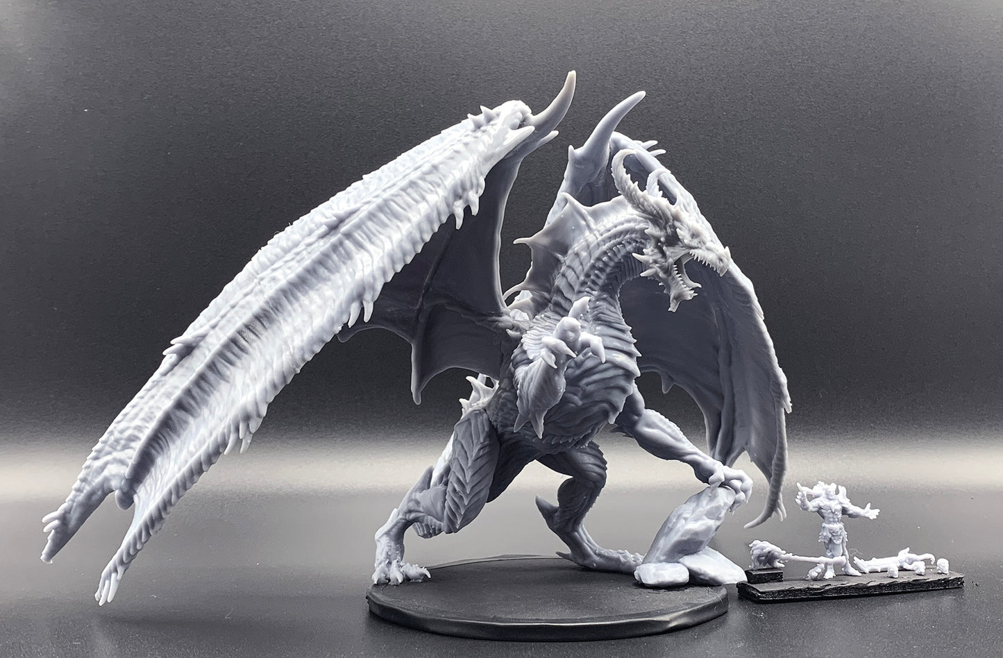 Red Dragon - by Mini Monster Mayhem- Tabletop RPG Miniature - Roleplaying 3D Printed Fantasy Mini