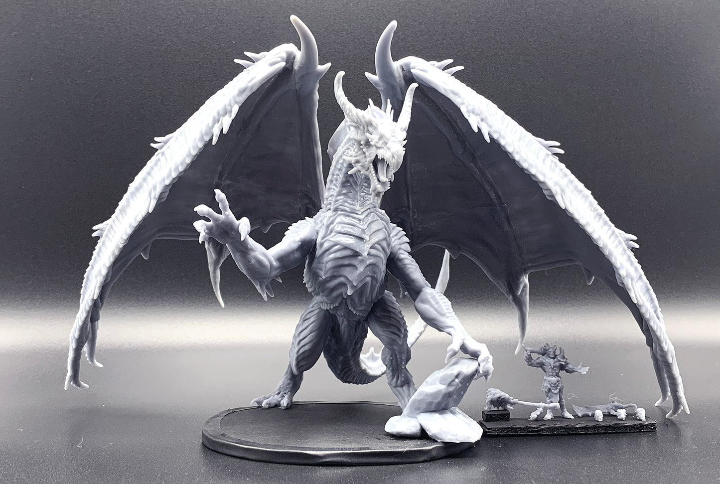 Red Dragon - by Mini Monster Mayhem- Tabletop RPG Miniature - Roleplaying 3D Printed Fantasy Mini