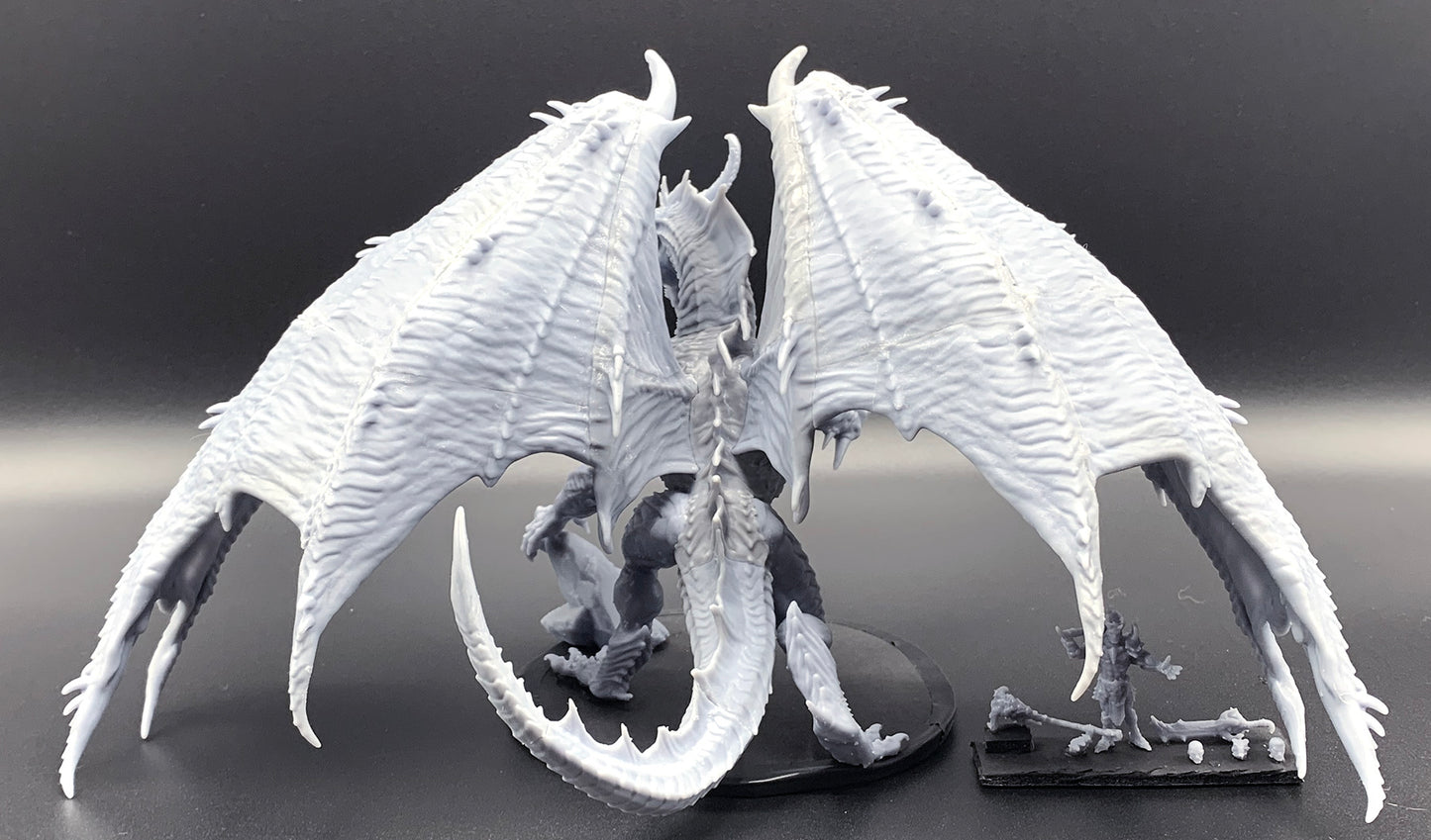 Red Dragon - by Mini Monster Mayhem- Tabletop RPG Miniature - Roleplaying 3D Printed Fantasy Mini