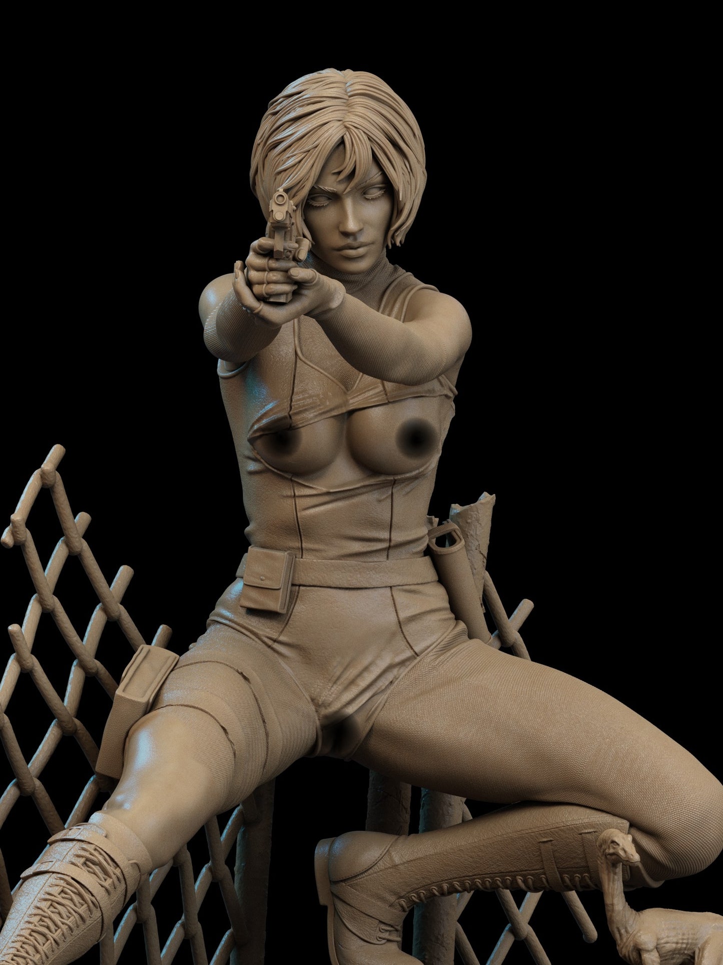 Regina NSFW Sculpture (75mm to 500mm) - Unassembled/Unpainted/3D Print