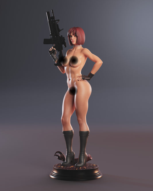 Regina NSFW Sculpture (75mm to 500mm) - Unassembled/Unpainted/3D Print