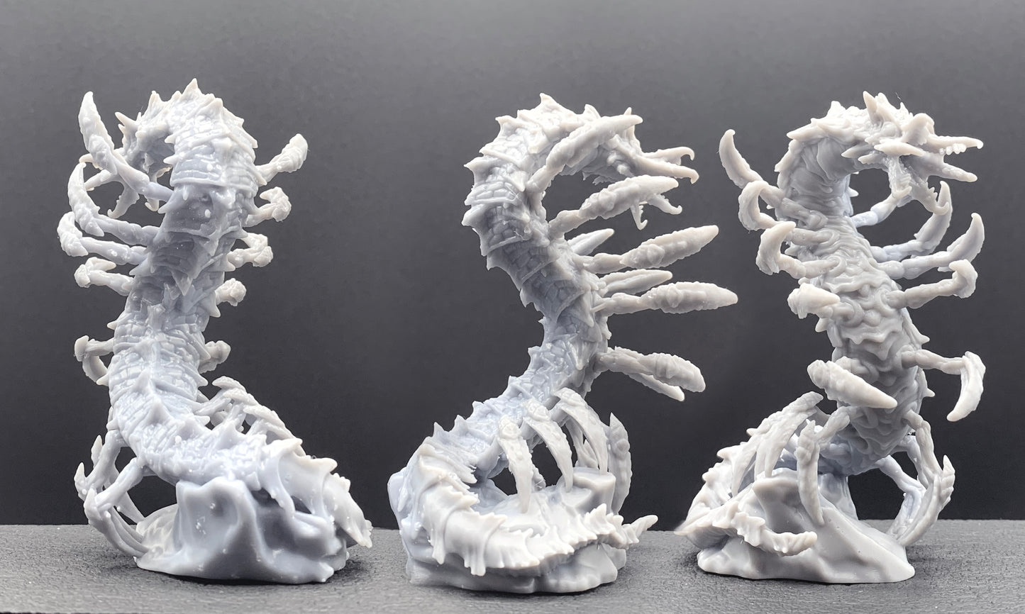 Young Remorhaz-Worm/Centipede Monster - by Mini Monster Mayhem- Tabletop RPG Miniature - Roleplaying 3D Printed Fantasy Mini