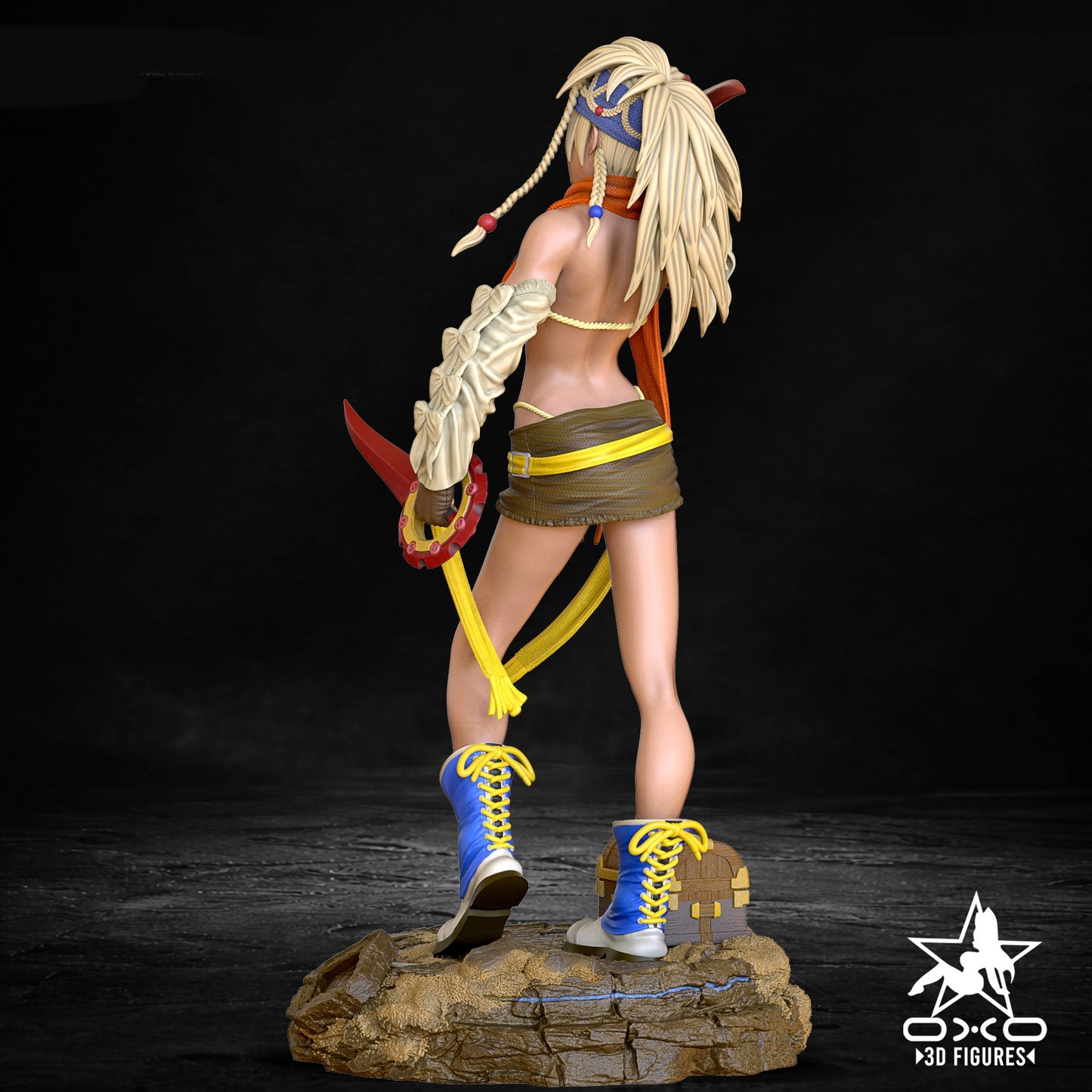 Rikku Sculpture (75mm to 500mm) - Unassembled/Unpainted/3D Print