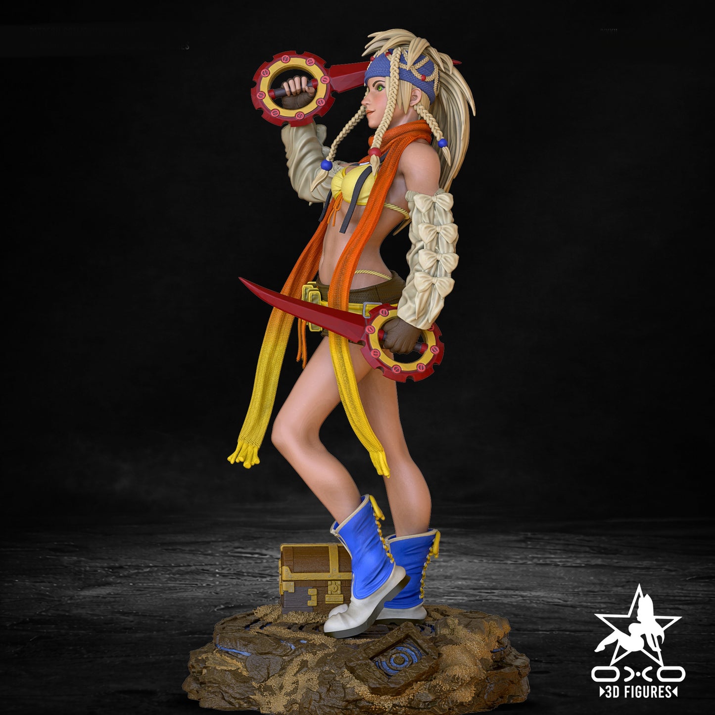 Rikku Sculpture (75mm to 500mm) - Unassembled/Unpainted/3D Print
