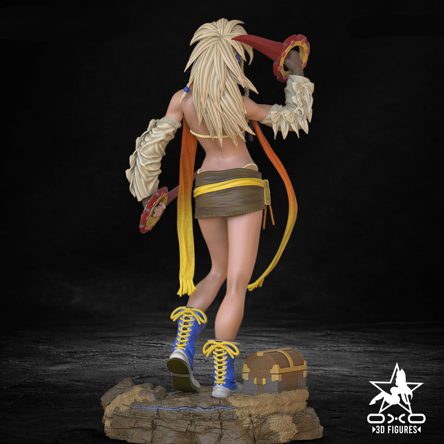 Rikku Sculpture (75mm to 500mm) - Unassembled/Unpainted/3D Print