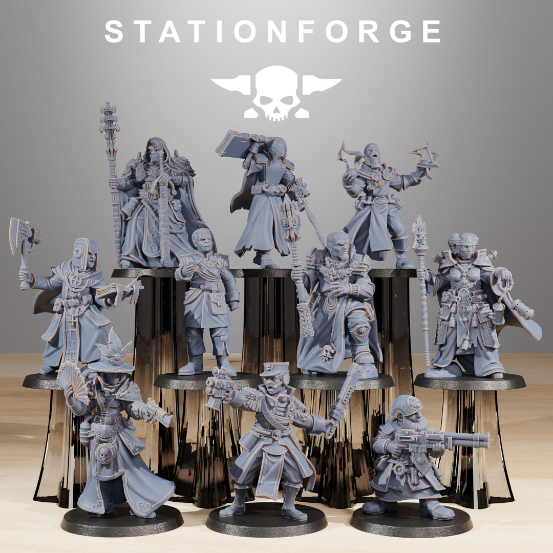 RoyalGuard Elites- Compatible with Warhammer 40K - by Station Forge - Tabletop RPG Miniature - Roleplaying 3D Printed Fantasy Mini