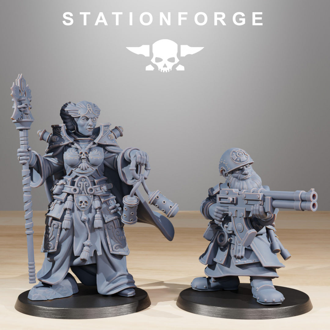 RoyalGuard Elites- Compatible with Warhammer 40K - by Station Forge - Tabletop RPG Miniature - Roleplaying 3D Printed Fantasy Mini