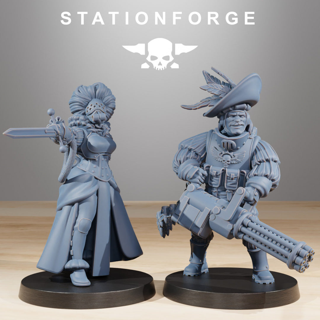 RoyalGuard Starfly - Compatible with Warhammer 40K - by Station Forge - Tabletop RPG Miniature - Roleplaying 3D Printed Fantasy Mini