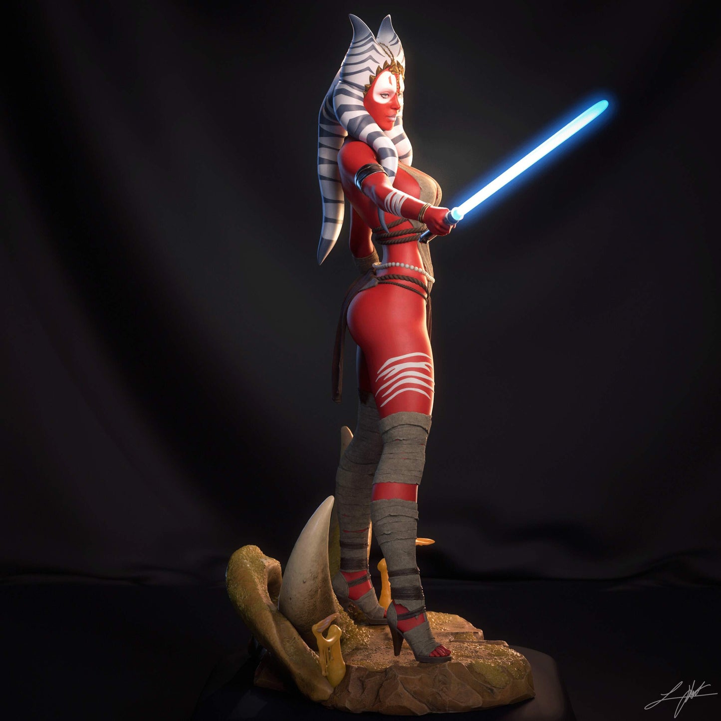 Star Wars - Shaak ti Sculpture
