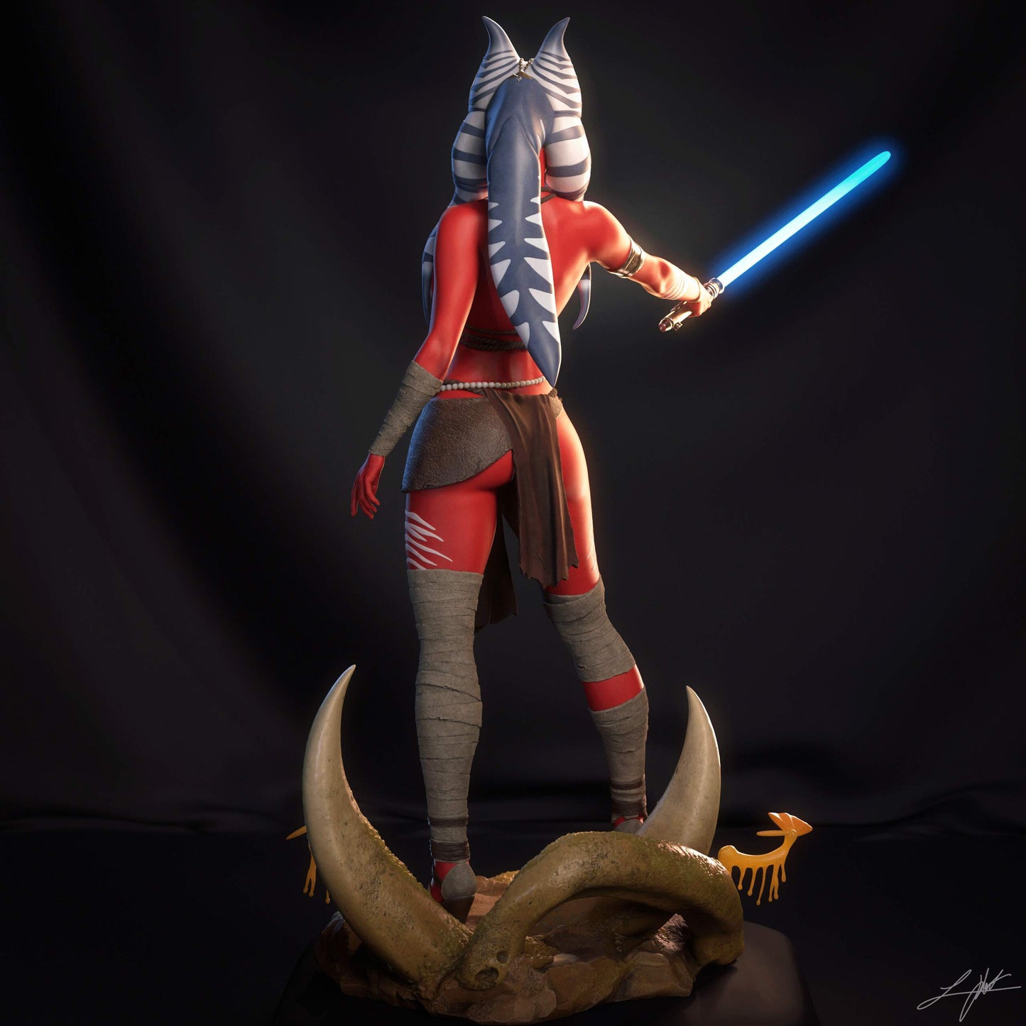 Star Wars - Shaak ti Sculpture