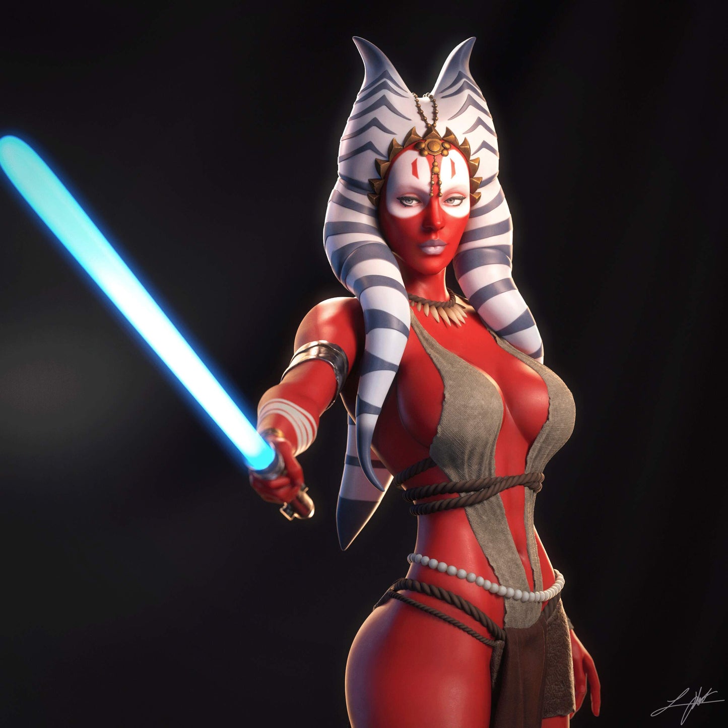 Star Wars - Shaak ti Sculpture