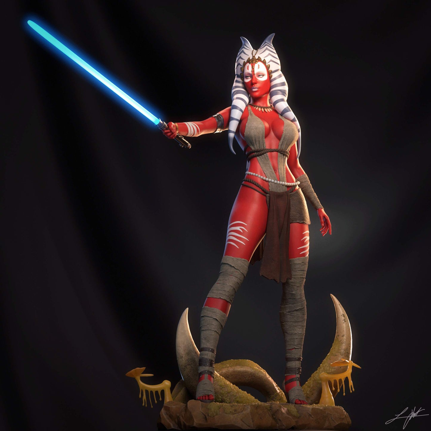 Star Wars - Shaak ti Sculpture