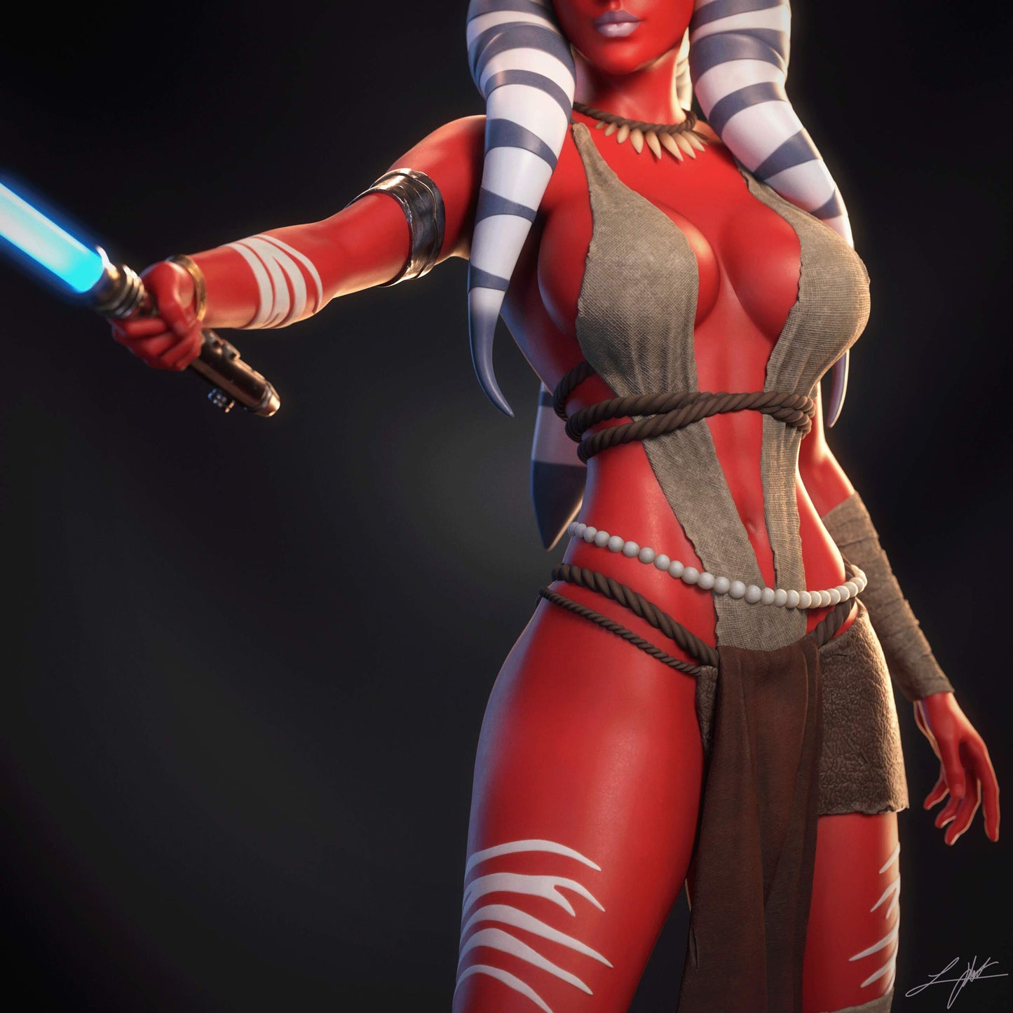 Star Wars - Shaak ti Sculpture