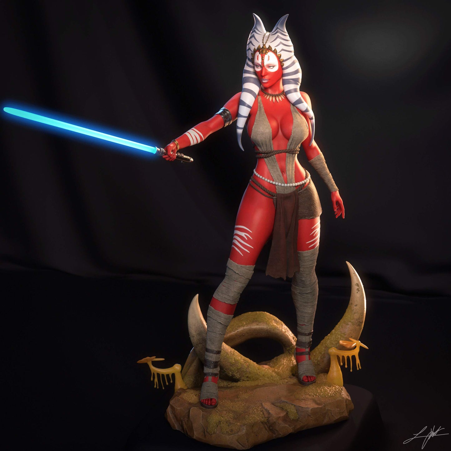 Star Wars - Shaak ti Sculpture