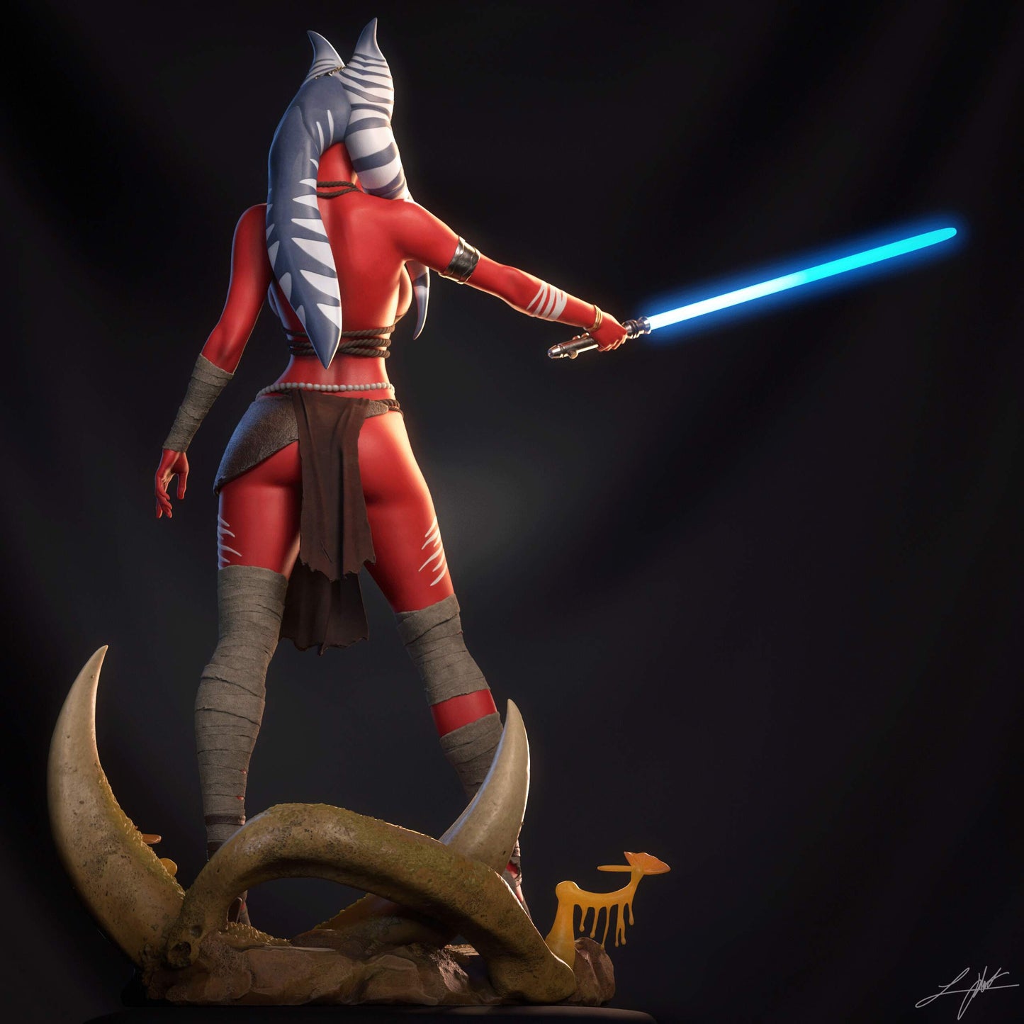 Star Wars - Shaak ti Sculpture