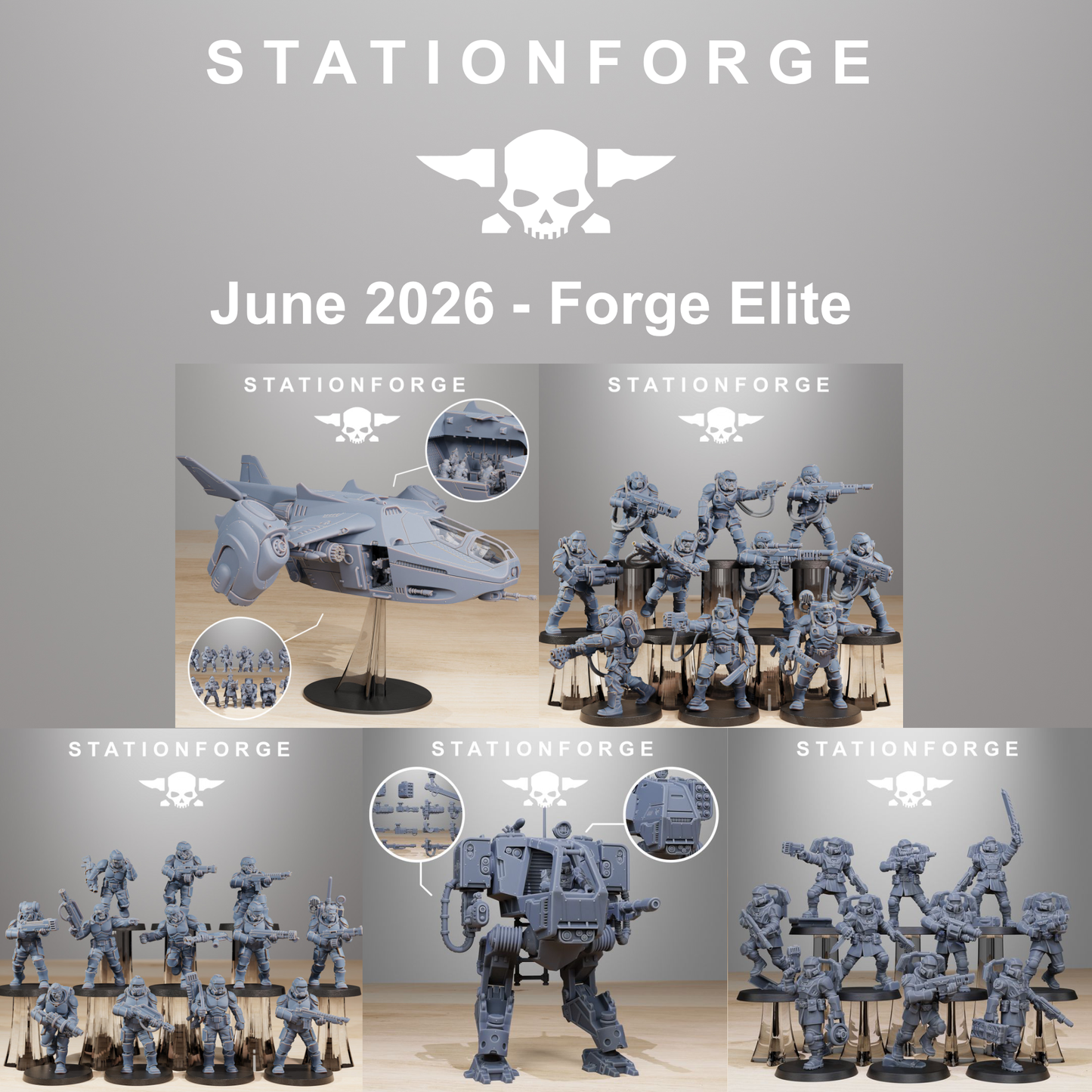 Forge Elite (x34) - TTRPG - Wargaming - Grimdark