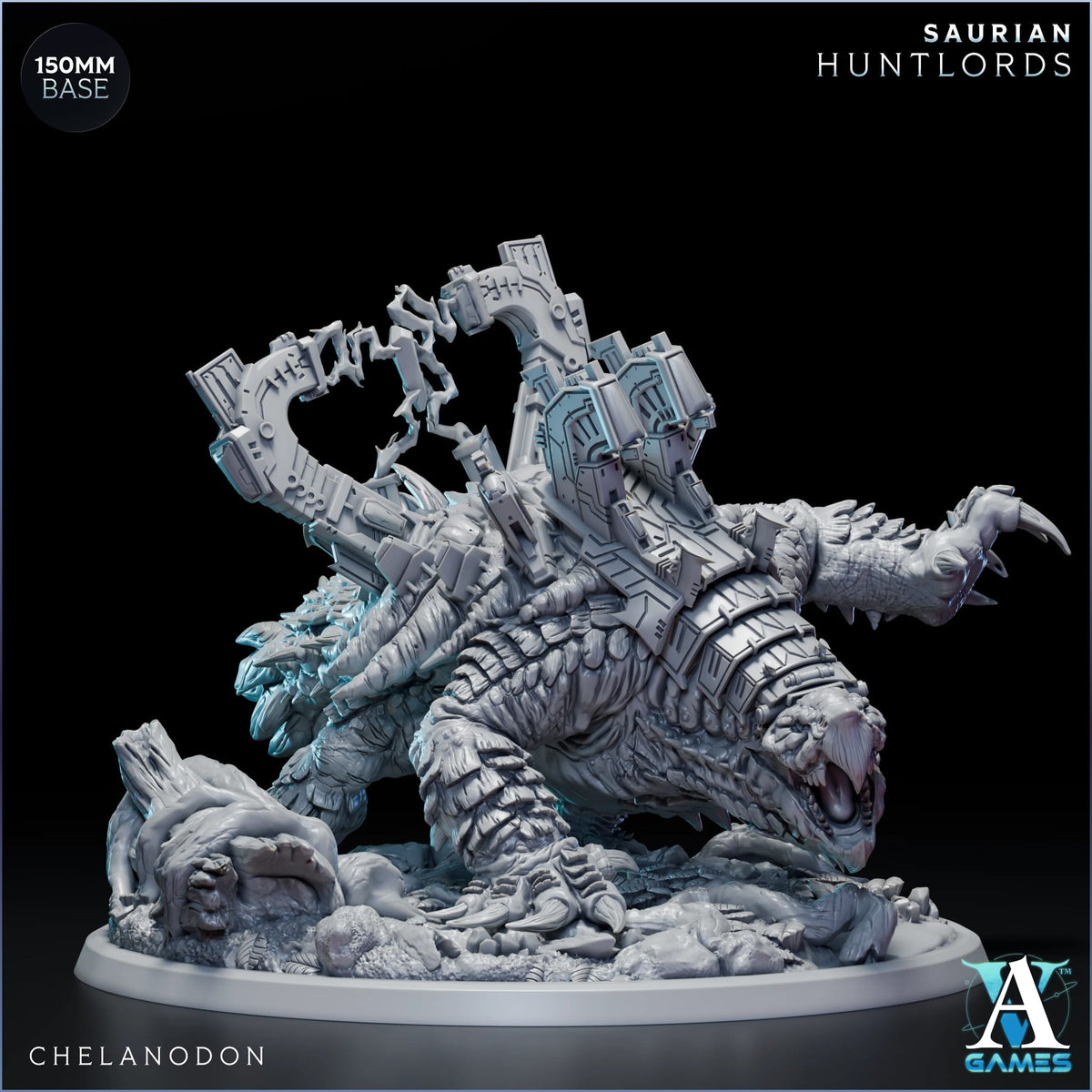 Chelanodon - Saurian Huntlords - TTRPG - Wargaming - Grimdark