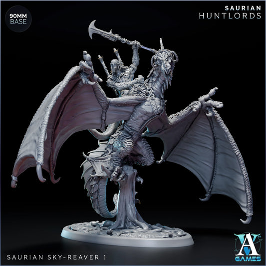 Pilleur de ciel saurien - Maîtres de chasse sauriens - JdR - Jeu de figurines - Grimdark