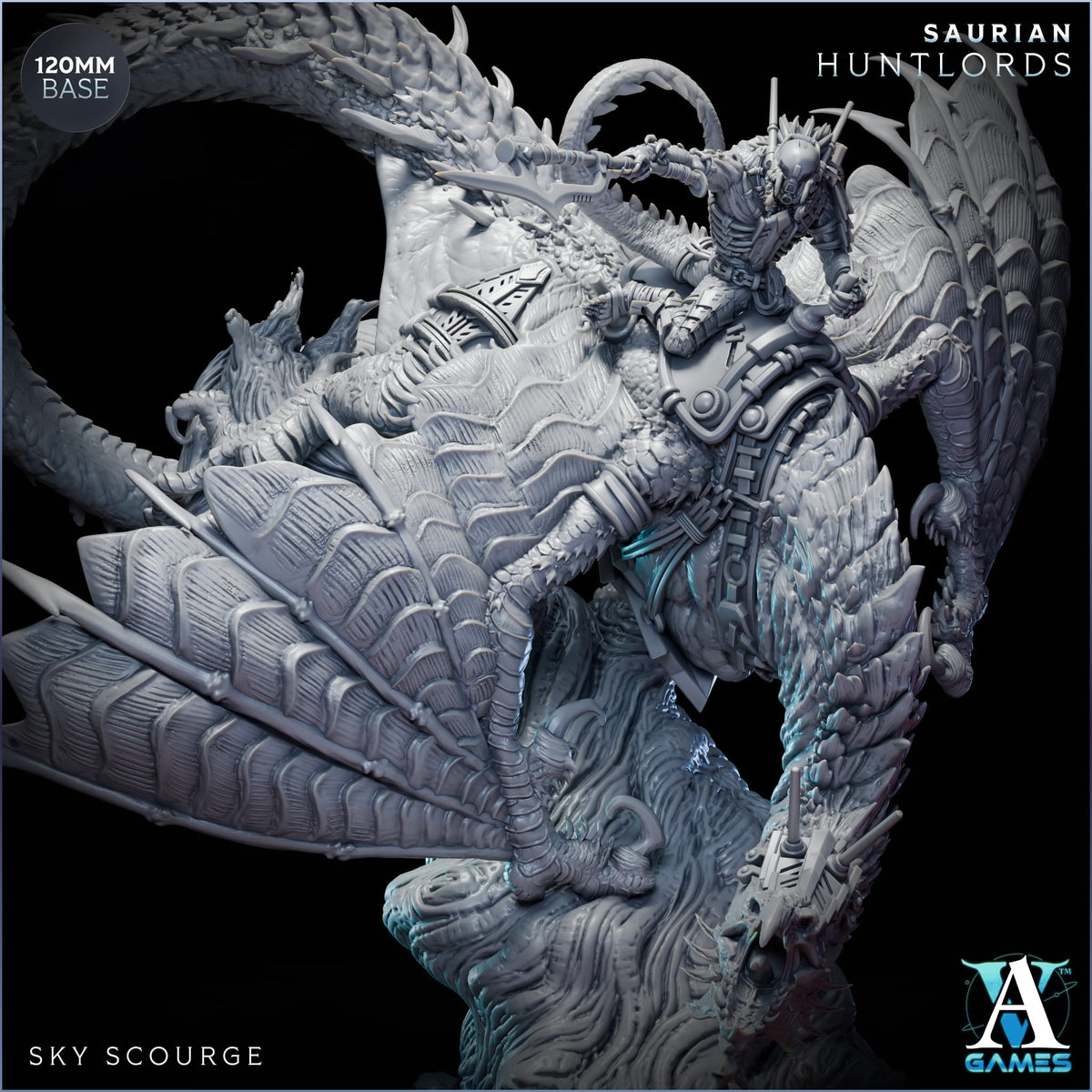 Sky Scourge - Saurian Huntlords - TTRPG - Wargaming - Grimdark