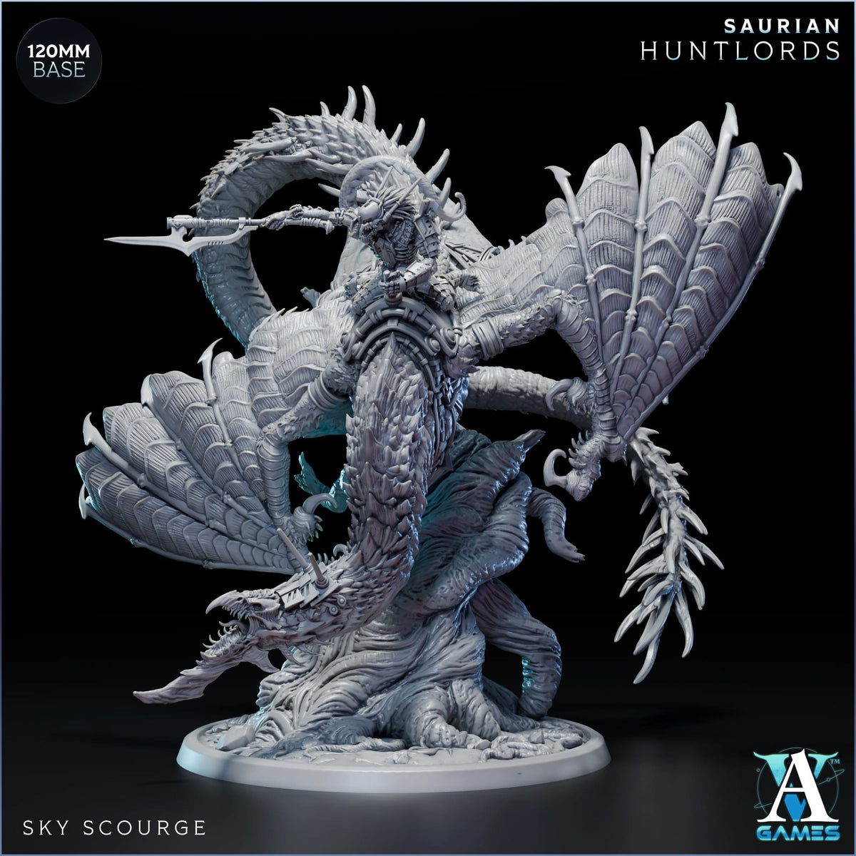 Sky Scourge - Saurian Huntlords - TTRPG - Wargaming - Grimdark