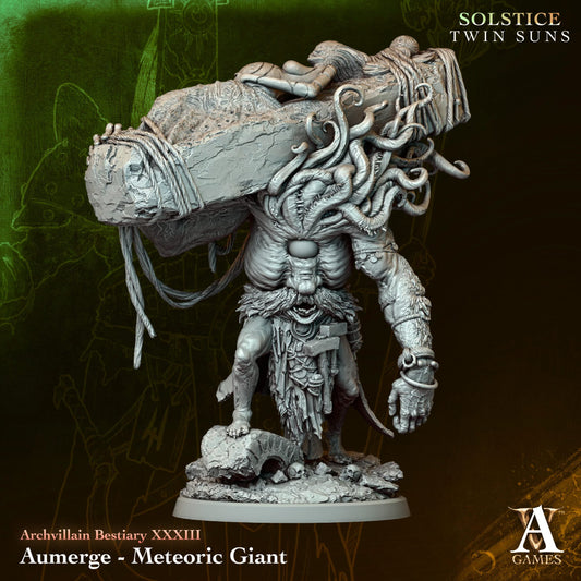 Aumerge - Meteoric Giant - Solstice - Twin Suns - TTRPG - Wargaming - Dungeons and Dragons