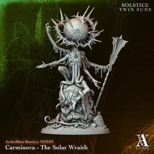 Carminova - The Solar Wraith - Solstice - Twin Suns - TTRPG - Wargaming - Dungeons and Dragons
