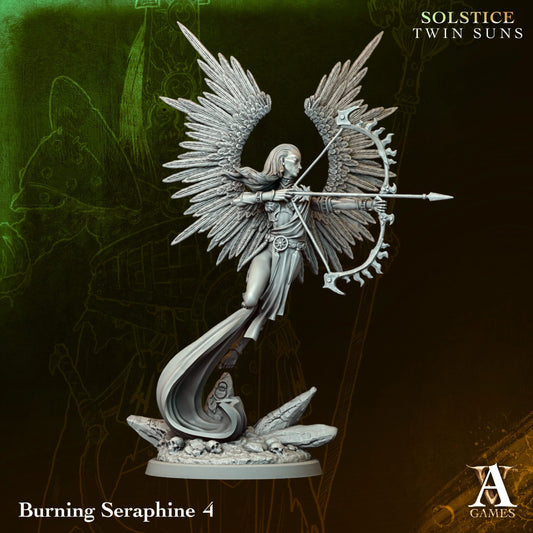 Burning Seraphine (x4) - TTRPG - Wargaming - Mordheim - Dungeons and Dragons